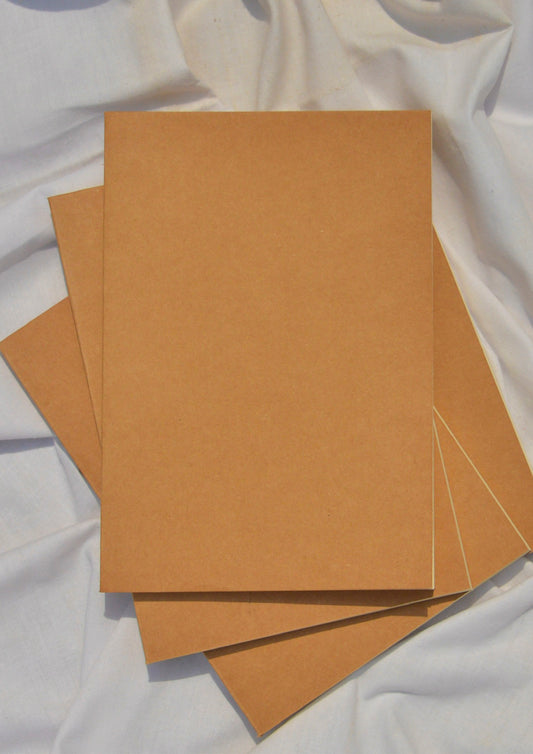 Handmade Kraft Plain Notebook - A5 - Limited Edition