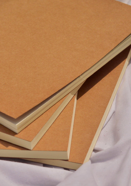 Handmade Kraft Plain Notebook - A5 - Limited Edition
